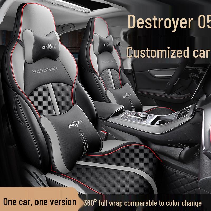 BYD Destroyer 05 Leather Car Seat Cover - All-Season Universal Cushion