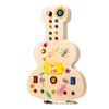 Montessori Wooden Sensory Busy Board with Light Switch and Key