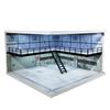 1/64 1/18 1/24 1/32 1/43 Scale Car Garage Diorama Models Set Scene LED Parking Lot Model for Matchbox Hot Wheels Collection