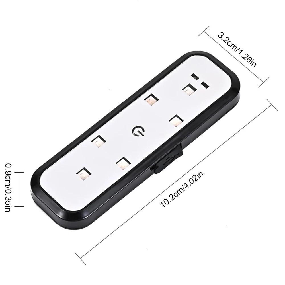 

1/2PCS Car Door Light LED Magnetic Control Intelligent Switch Anti-collision Welcome Light Flashing Warning Signal Lamp For Safe