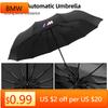 BWQ1 Car Sticker For Car 12 Bone Fashion Folding Windproof Rainy UV Sunny Umbrella Accessory E87 E70 E91 E30 G20 E92 E93 E60 E46