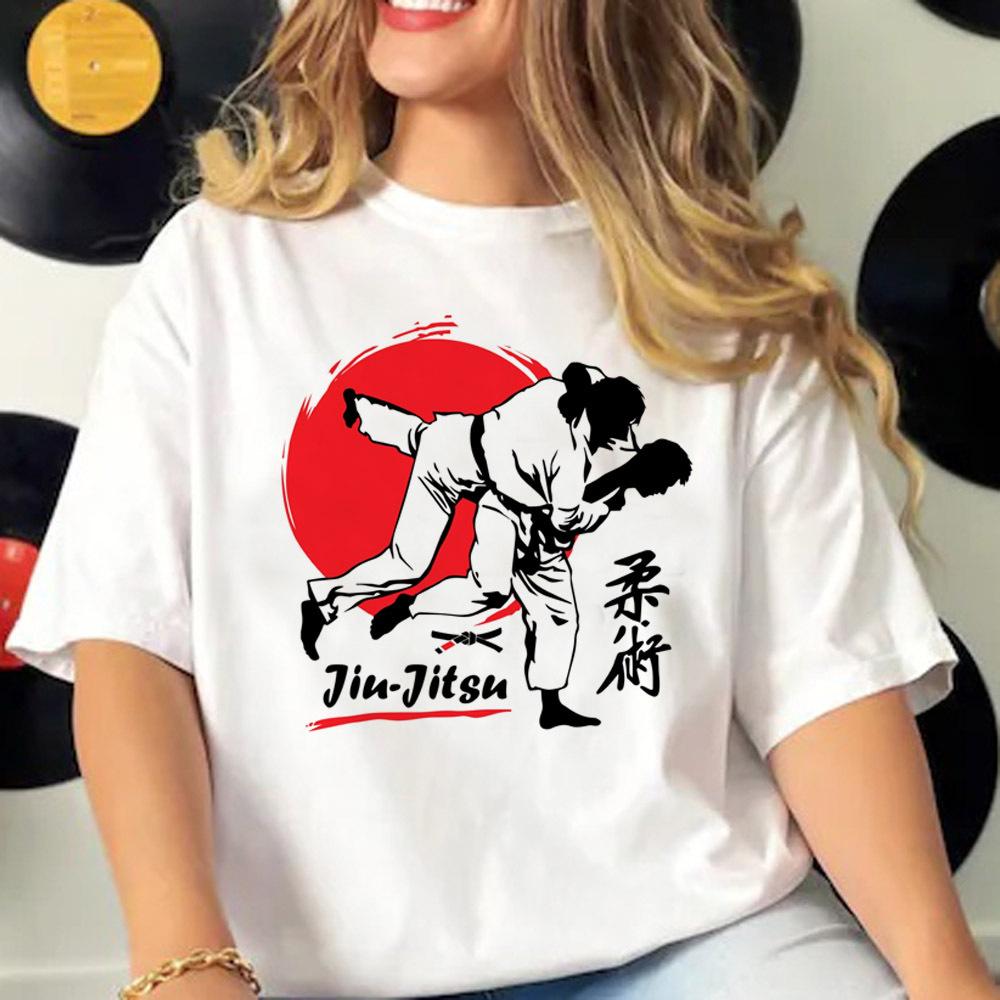 Judo Oberteil Damen lustiges Oberteil Mädchen lustige Harajuku Kleidung