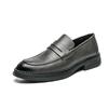 Fashion Luxury Brand Business Casual Shoes Thick Bottom Shoes Leather Loafers Slip on High Quality Wedding Shoes Soft Sole Dress Shoes