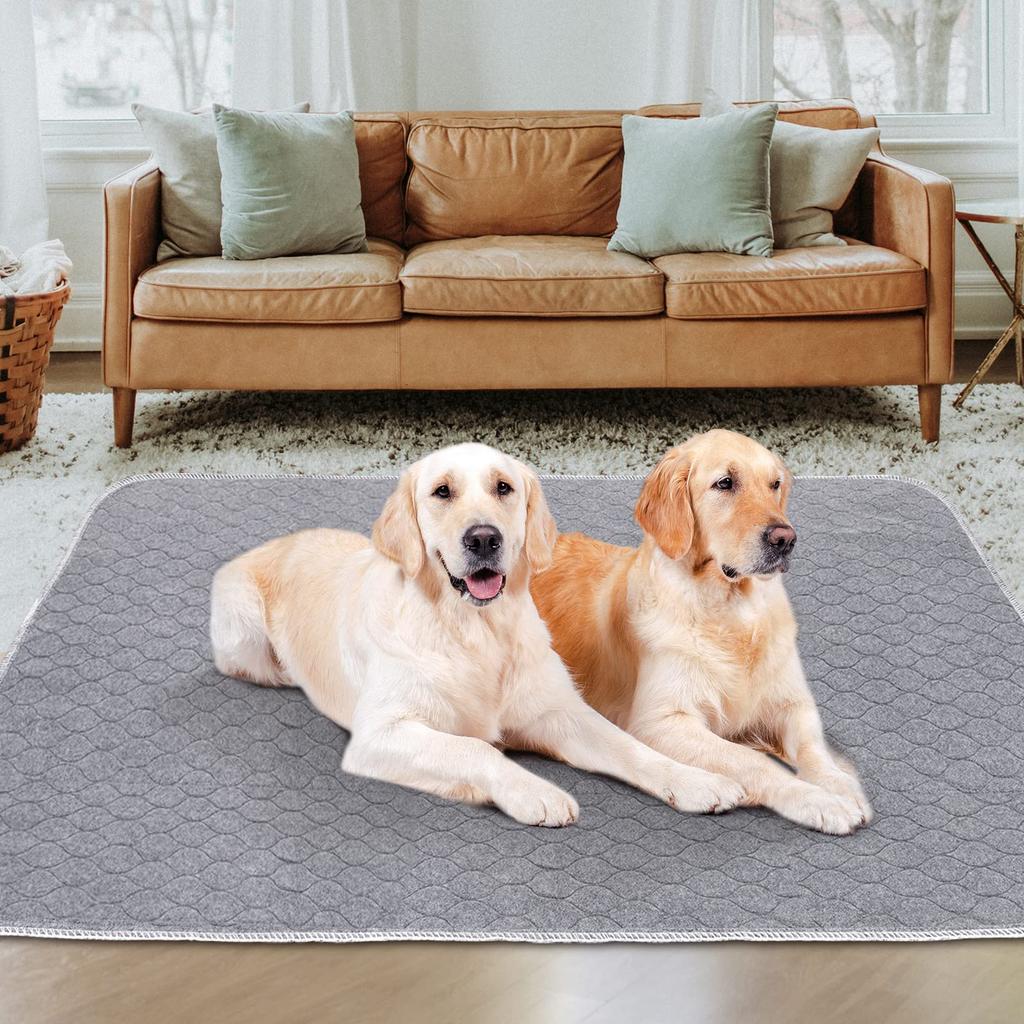 Washable pet sheet for dogs and cats, pee pad, pet underlay, mat, quick-drying, non-slip, machine washable, reusable (125x125cm)