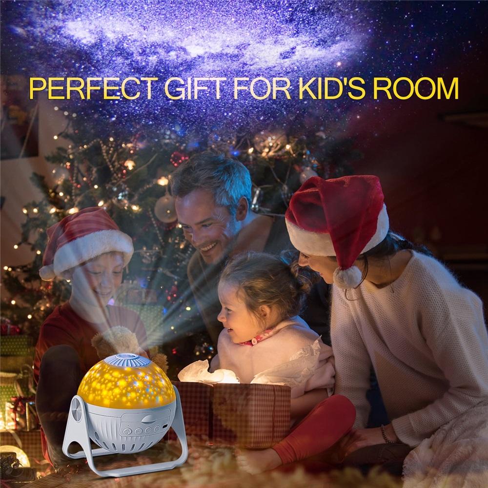 USB Rotating Galaxy Star LED Night Light