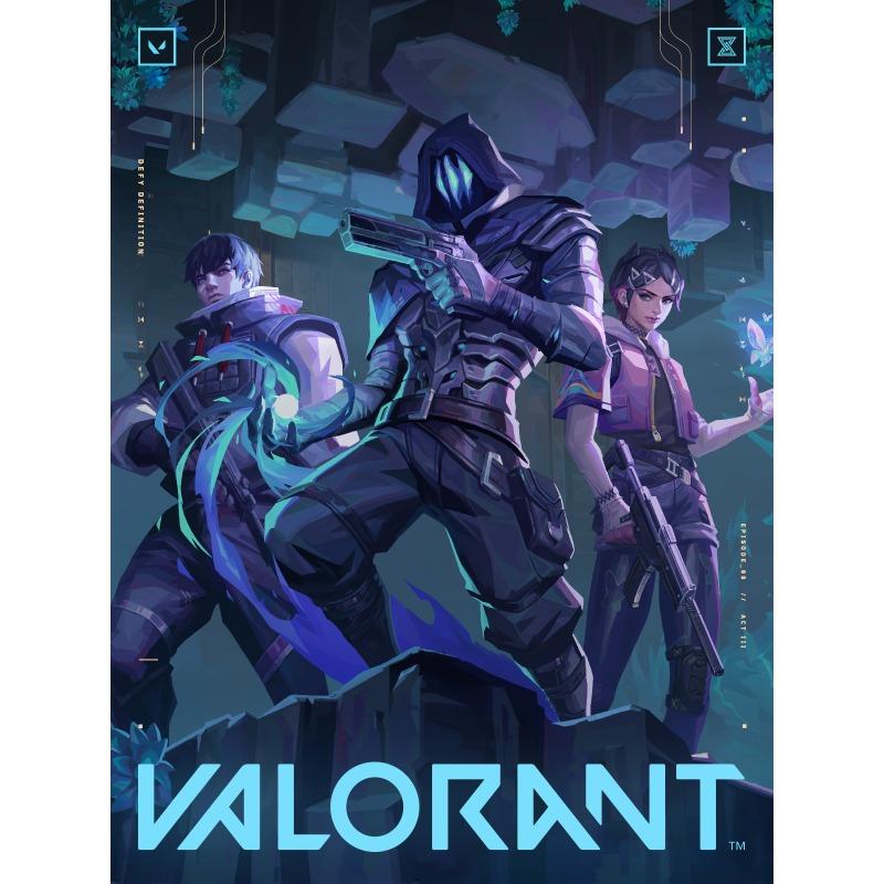 Video Game V-Valorant Cool Poster Prints Wall Art Canvas Painting Print  Wall Art Picture for Bedroom Living Room Home Decor