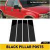 Black Car Window Pillar Posts Sticker B Pillar Kit 4Pcs For 2004-2014 Ford F-150