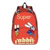 Simon Super Rabbit Backpack for Men Women Cool Student Hiking Travel Daypack  Laptop Computer Shoulder Bag Sports