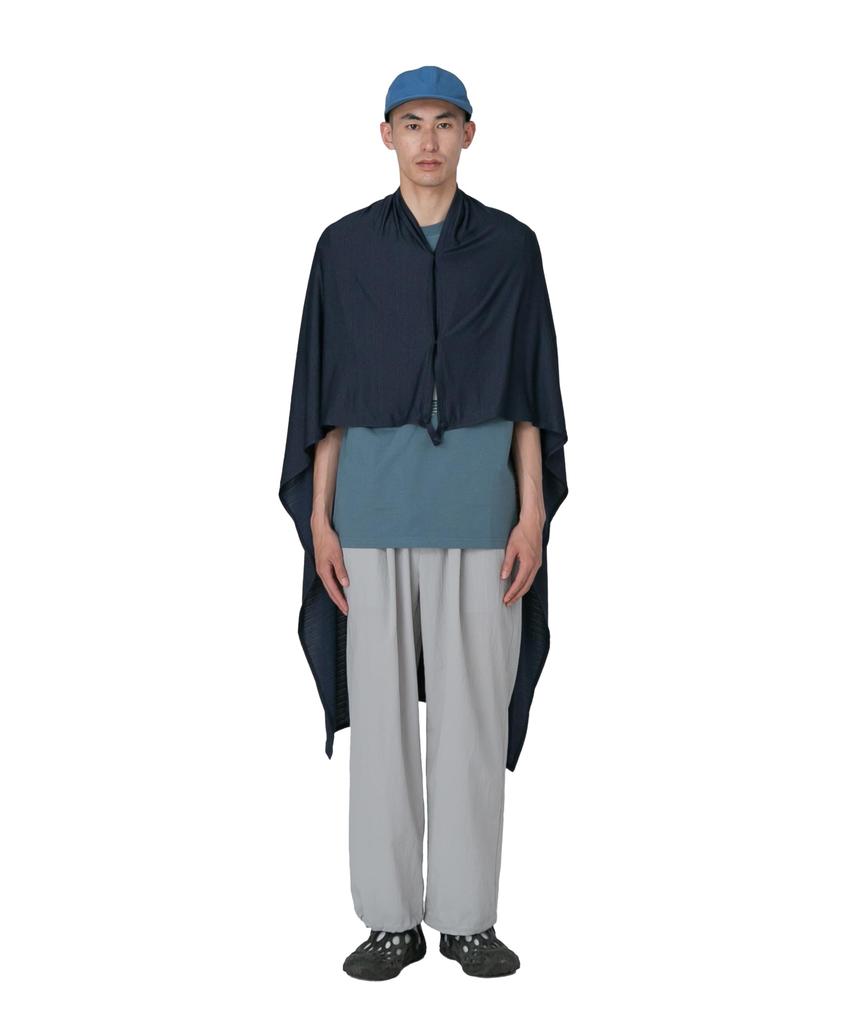 Snow Peak Breathable Dry Grid Outdoor Towel Blanket, Free Size, Black, AC-25SU013