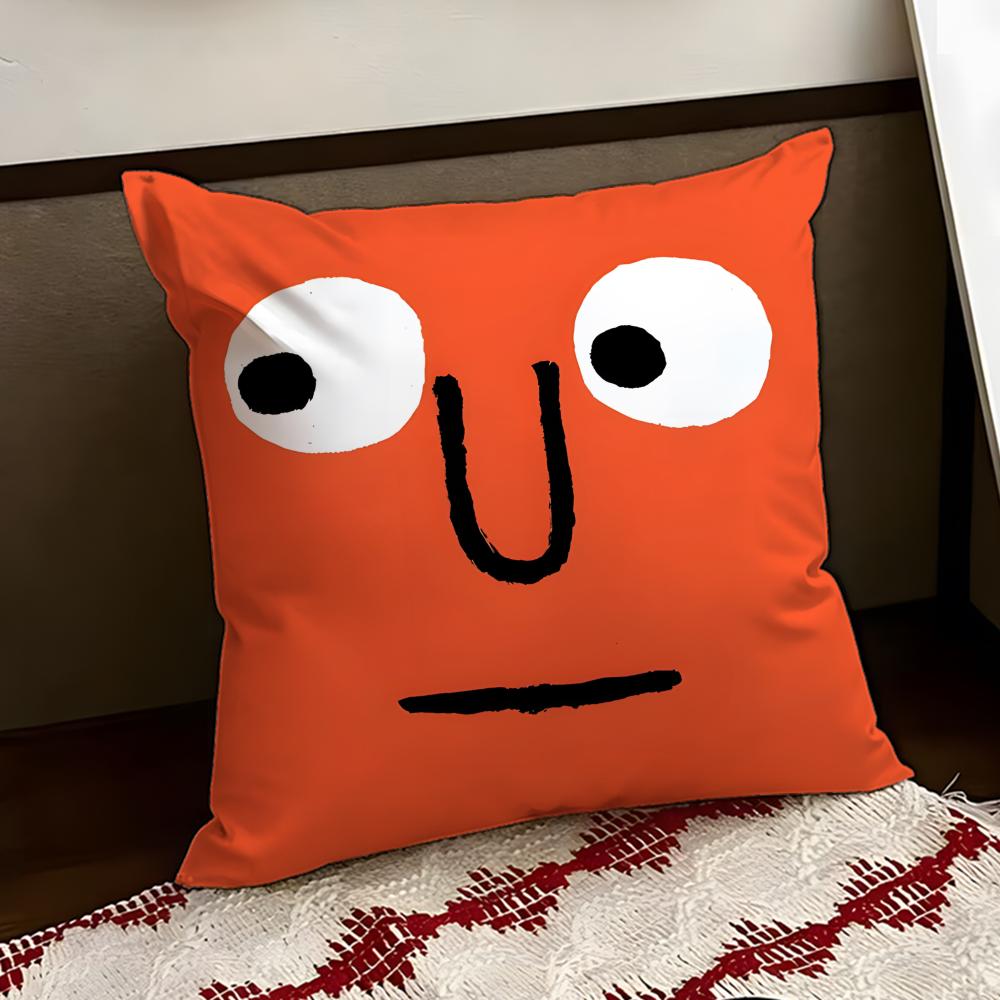 Aesthetic Art JJeanJullien Cushion Cover Reversible Soft Durable Pillow Cover Home Car MultiScene Use for Daily Comfort