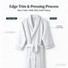 100% Cotton Waffle Bath Robe, Thin Water Absorbent Bathrobe for Men Women, Hotel B&B Beauty Salon Night Gown