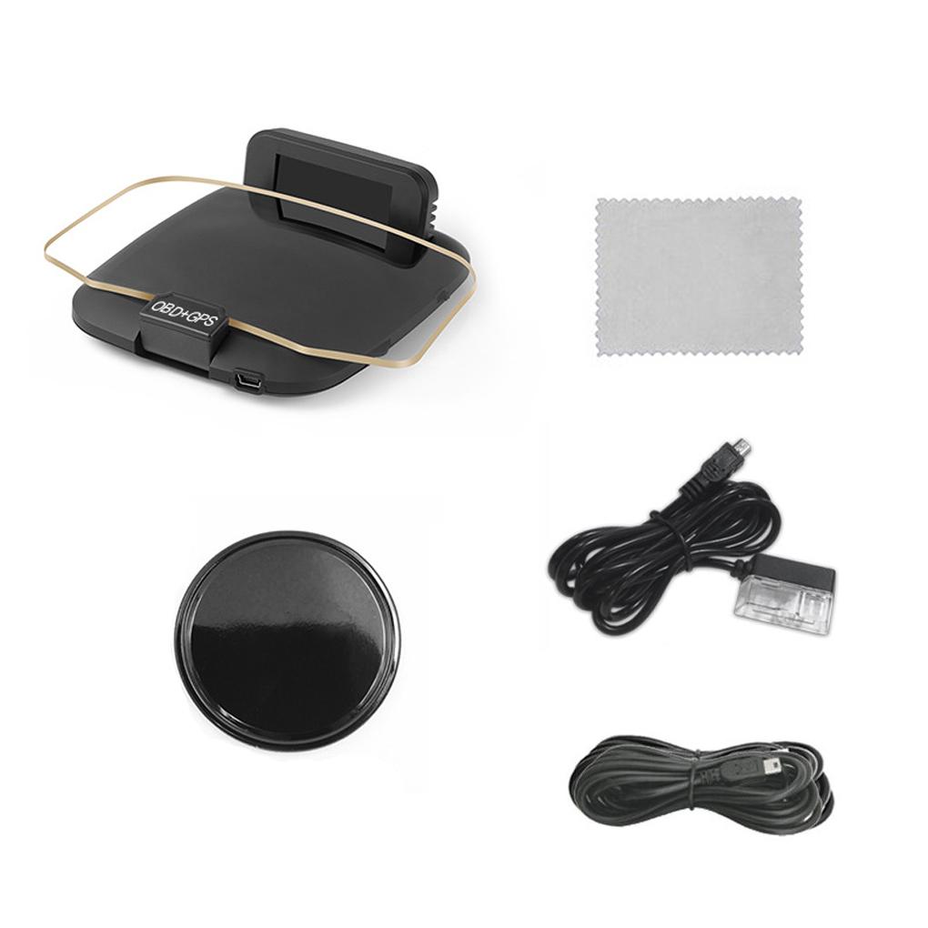 

Автомобильный OBD - Компактный и универсальный совместимый с OBD Head Up Простая установка Head Up Display Элегантный внешний вид