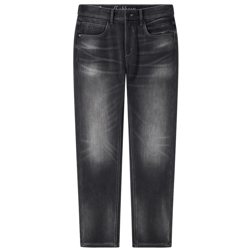 

CABBEEN Мужские черные джинсы на подкладке из бархата «Серебристая лиса» D9 36