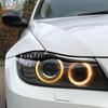 Stylingové doplňky do auta Skutečné uhlíkové vlákno Světlomet Obočí Oční víčka Trim pro 2005 - 2011 BMW E90 E91 4DR Samolepky na auto Vysoké