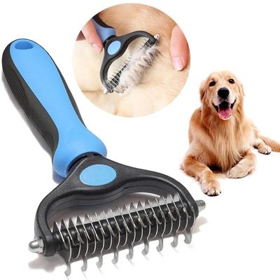 Escova profissional para remoção de pêlos de cachorros, cortador de nó de pele para animais de estimação, escova para pentear cães, suprimentos para derramamento