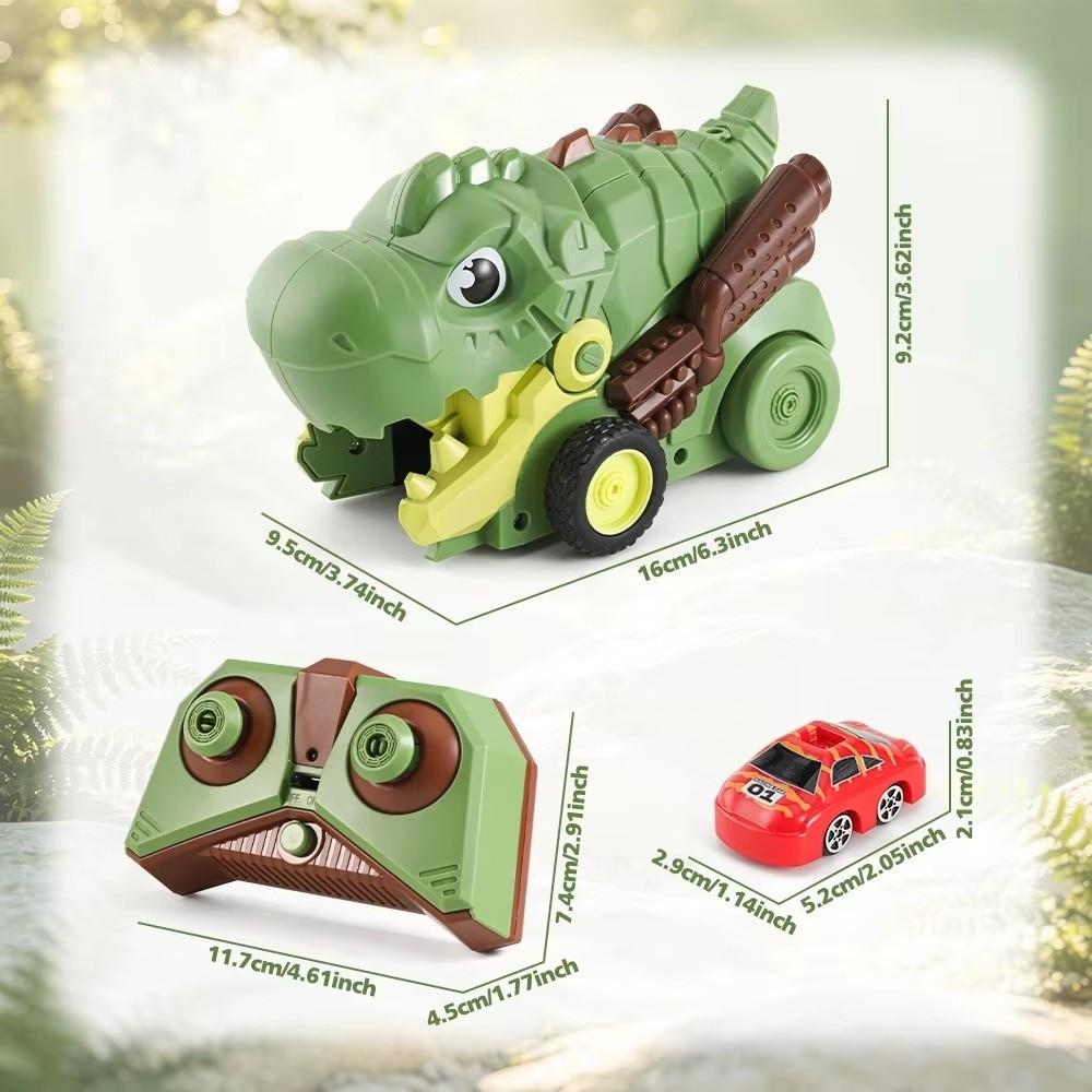 Simulation Model Animal Remote Control Toy Tyrannosaurus Rex Truck Eaten Cars Festival Gifts