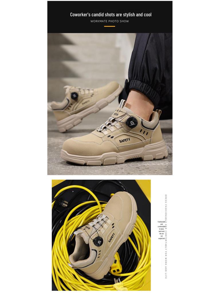 Men's 10KV Insulated Winter Safety Shoes: Anti-Smash, Anti-Puncture, Wear-Resistant, Comfortable for Long Standing