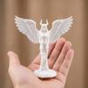Demon Angel Statue, 3D Printed Wings Matte Texture, Fall-Resistant Ornament for Desk Study Entrance Hall Decoration