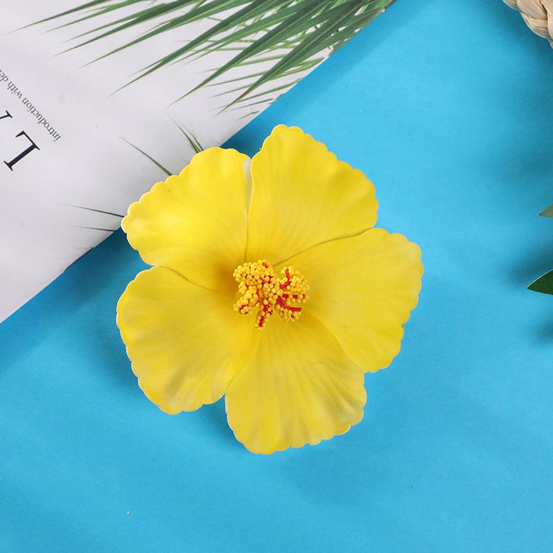 5/10 Stück 9CM Hawaiianische Blumen Sommer Strand Geburtstagsfeier Dekoration Hochzeitsgeschenk Künstliche Blumen Mädchen DIY Haaraccessoires