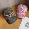 Embroidery Sqnc Letter Street Baseball Hat Breathable Teens Material