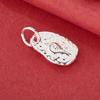 S925 Sterling Silver Meteorite Cowrie Pendant with Braided Rope Crystal Bracelet.