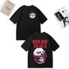 Schlechter Tag für einen Busch Light Apple 2-seitiges T-Shirt Herren Damen Vintage Oberteile Baumwolle Kurzarm Hip Hop Streetwear Unisex T-Shirts