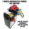 Motorcycle Power Off Switch With Durable Brass Connector And Anti Misoperation Cover For All 2 Wheel And 3 Wheel Motorbikes