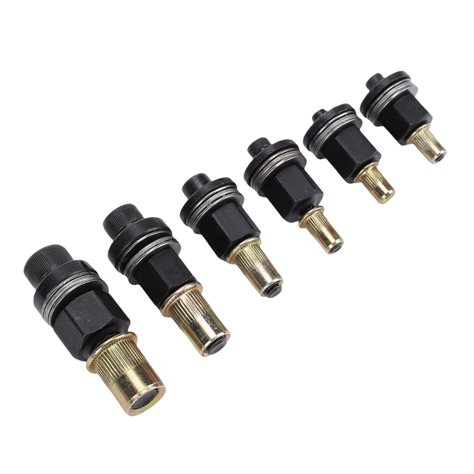

6Pcs Hand Rivet Nut Tool Mandrels Manual Rivnut Tool Mandrel Set Accessories 10# 24 3 8 16
