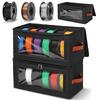 2 Pack Filament Storage Box 3D Printer Filament Storage Container Holds 3D Printing Accessories Holder Rack for Office Lab