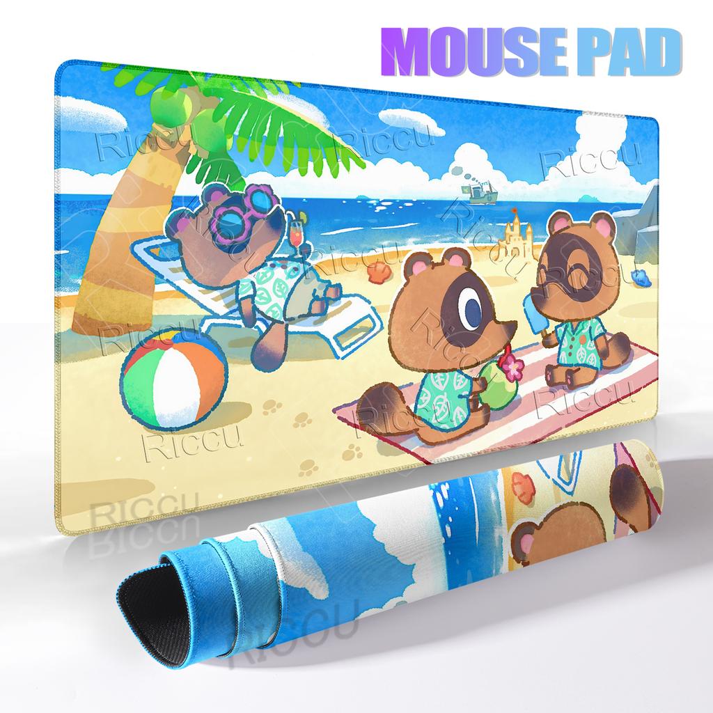 Kawaii A-Animals Extended Mouse Pad C-Crossing Gaming Accessories Mouse Rug Keyboard Mat PC Gamer Desk Carpet Computer Tablepads