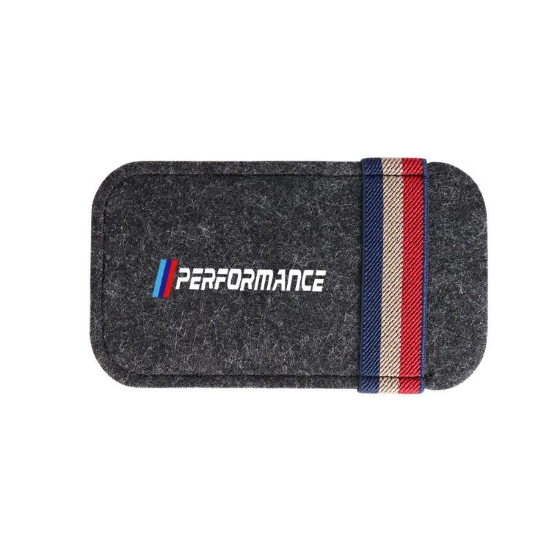 Für BMW Auto Sonnenblende Brillenetui Filzleder Verschleißfest Sonnenbrillenhalter Aufbewahrungsbox Universal Brillen Organizer Tasche