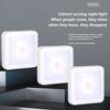 Motion Controlled Human Body Sensor Led Night Light Smart Battery Operated For Baby Room Hallway Pathway Home Light