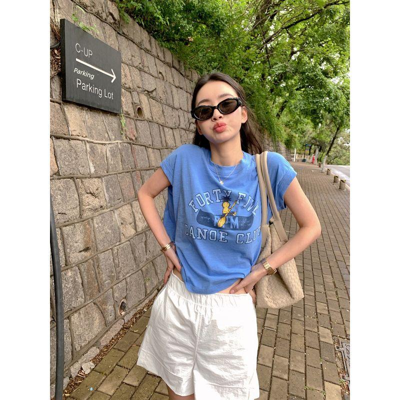 Lickysenior Summer Shorts Women's New Classy Sentong Qin Casual Loose Slimming All-Matching Short Pants