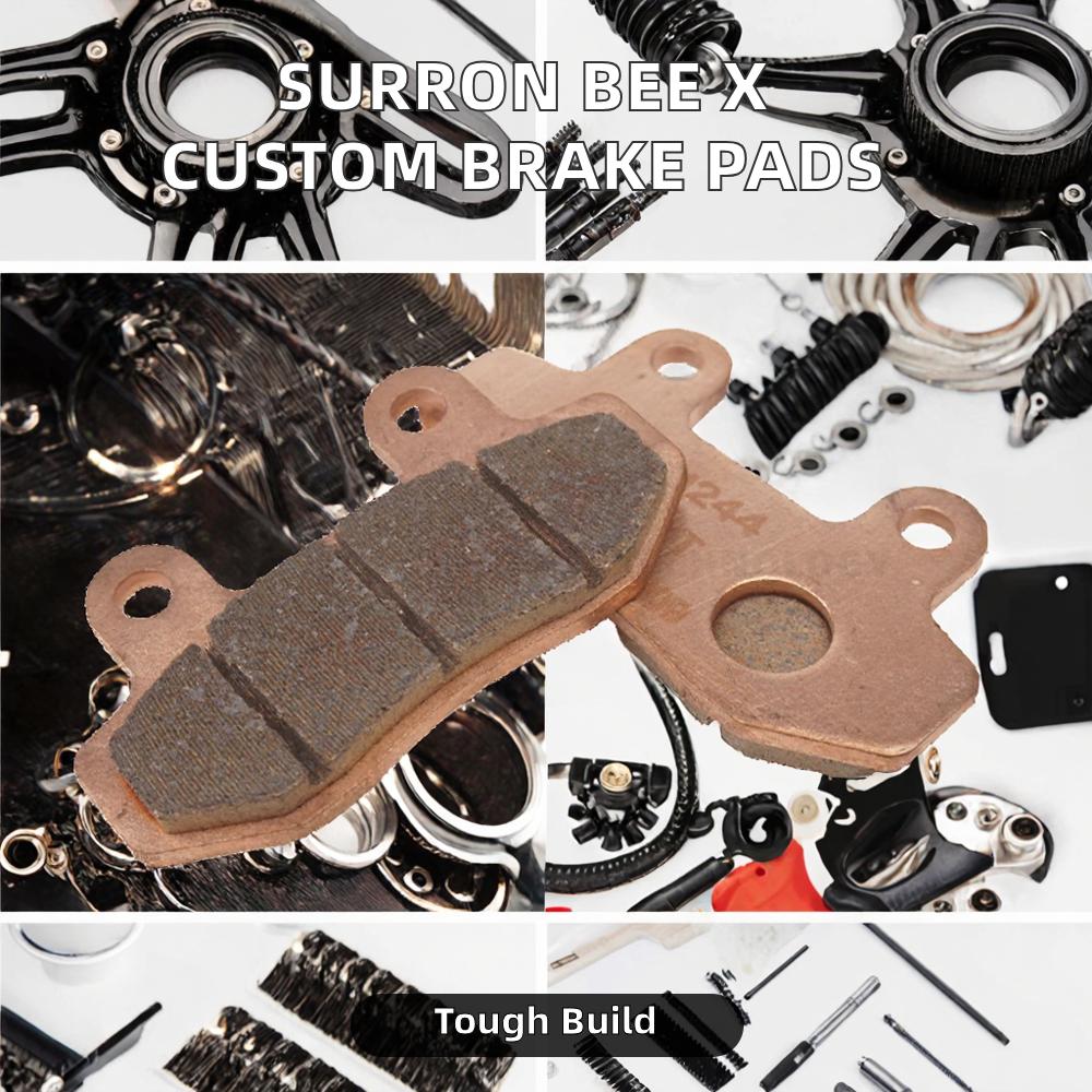 Heavy Duty Ultra Bee Motorcycle Parts Customizable Brake Pads Sets for Electric Dirt Bike Light Bee X Modified Brakes