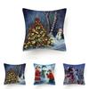 Cozy And Festive Christmas Snowman Pillow Case For Home Sofa Car Decoration Gift