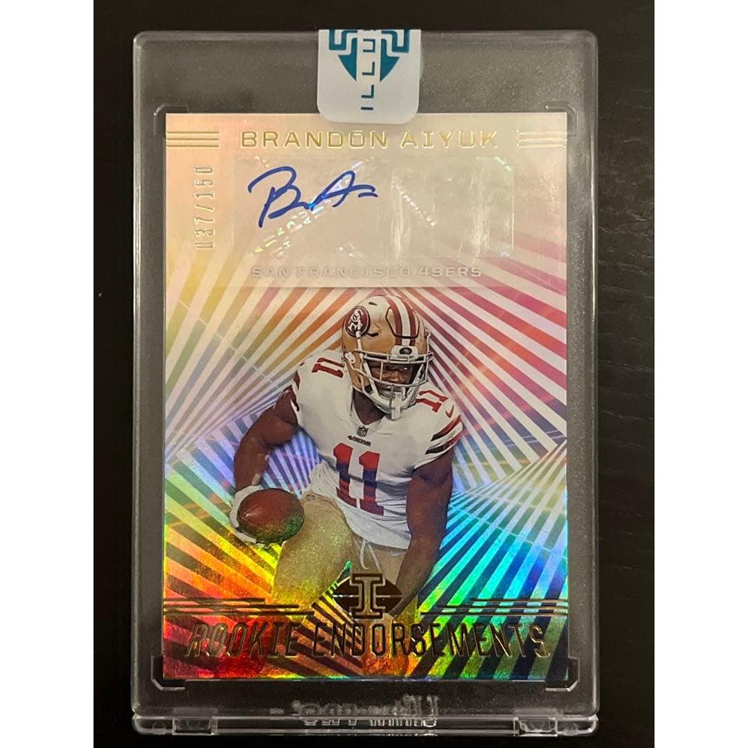 Used Brandon Aiyuk NFL Card Autograph 49ers
