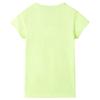 T-shirt pour enfants jaune fluo 92/104/116/128/140