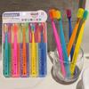 5 Pcs Ultra Soft Toothbrush Colored Men Women Adult Household Toothbrush Orthodontic Toothbrush Oral Hygiene For Sensitive Gum