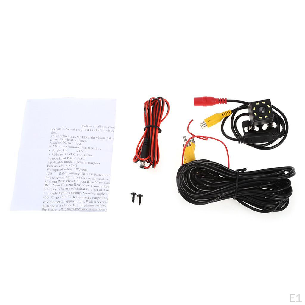 Universal 8 LED 120 Degree Car Rear View Reversing Camera