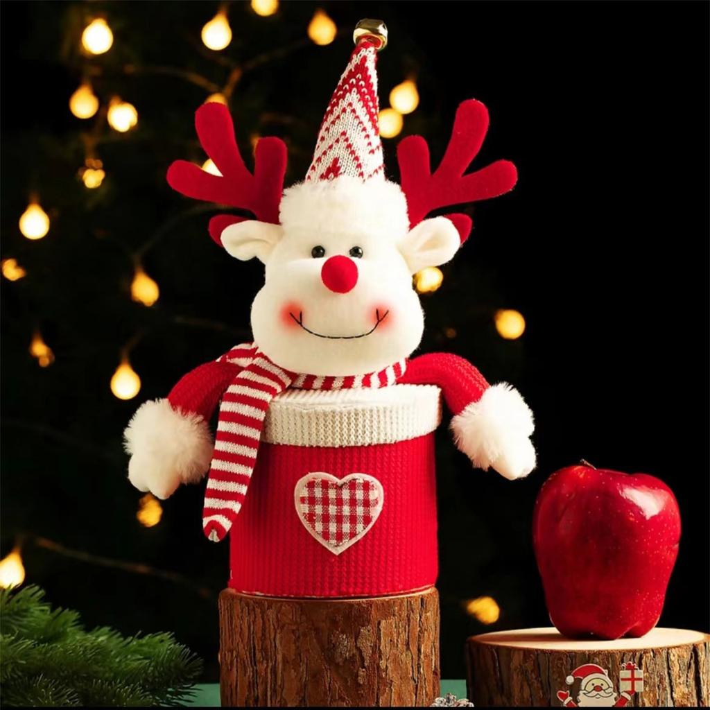 Weihnachtsabend Süßigkeitenglas, Kreative Kinder-Geschenkbox, Vorratsglas, Weihnachtliche Tischdekoration