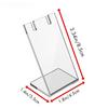 10pcs Acrylic Jewelry Storage Rack, Multi-purpose Necklace Earrings Gift Packaging, Suitable for Mall Counters Exhibition Display Racks