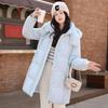 Autumn Winter Thicken Warm Parka Women Casual Solid Color Big Pocket Loose Short Hooded Coat Jackets Outwear