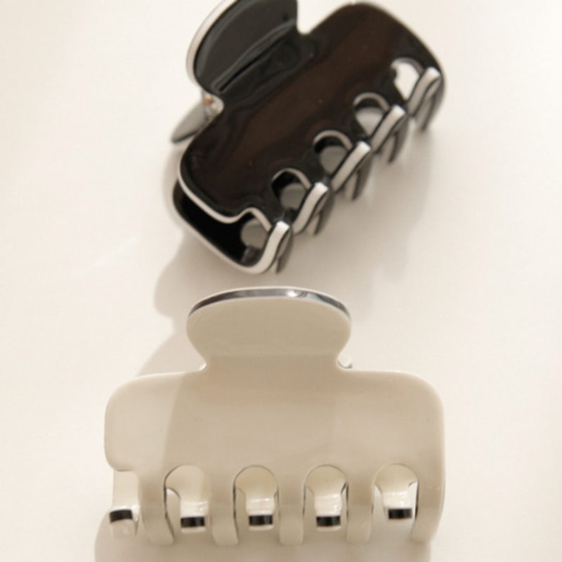 

J.Lauren Black Ivory Highlighted Hair Claw Clip H01309 ivory