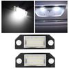 2 buc 24 margele LED Lampă cu LED pentru plăcuță de înmatriculare pentru Ford C MAX Focus MK2