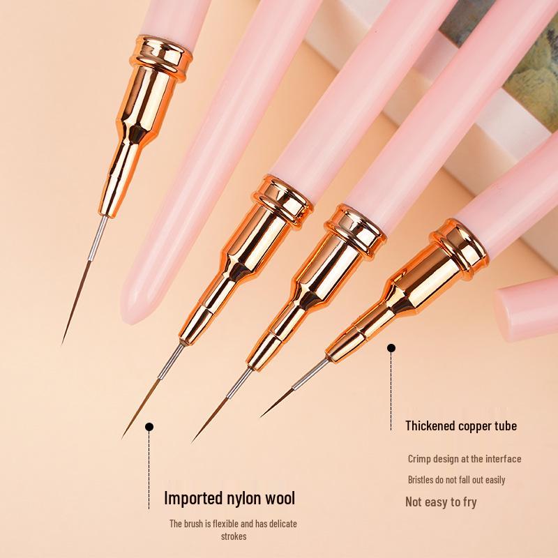 Professional Five-Piece Nail Art Pen Set - High-End Line Drawing and Painting Multifunctional Tools