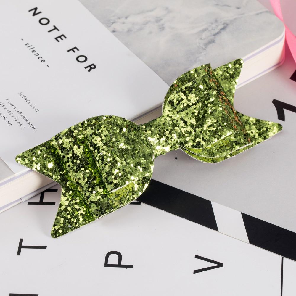 2024 Cute Fashion Alloy Sequins Big Bow Hairpin Shine Jewelry Hair Accessories for Girl Party Gift
