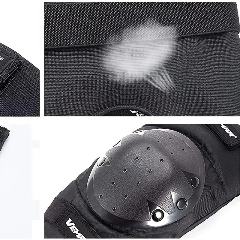 Motorcycle Protective Gear Set - Short 4-Piece Set with Knee and Elbow Pads, Impact-Resistant Off-Road Riding Armor