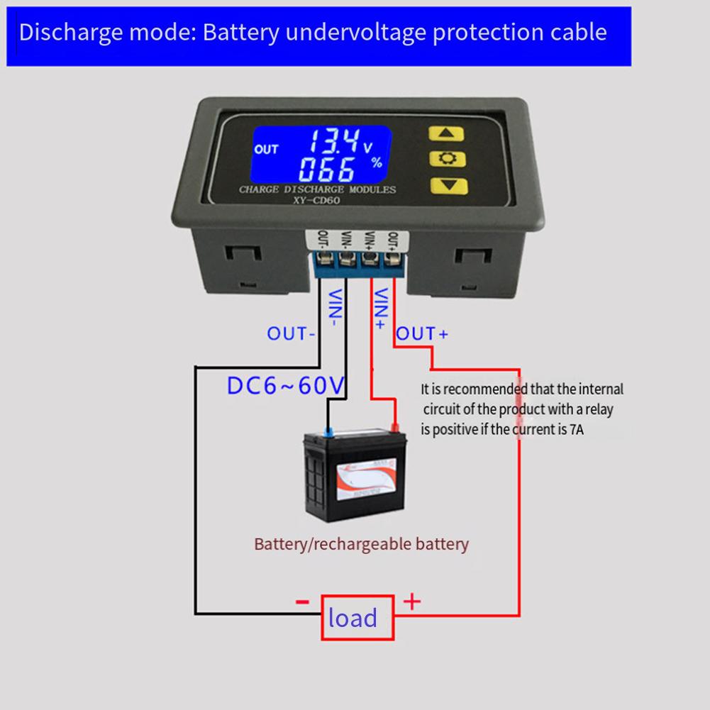 For Battery Testing Battery Charger Discharger Battery Protection Module Multi-function Test Instrument Setting Charging Time