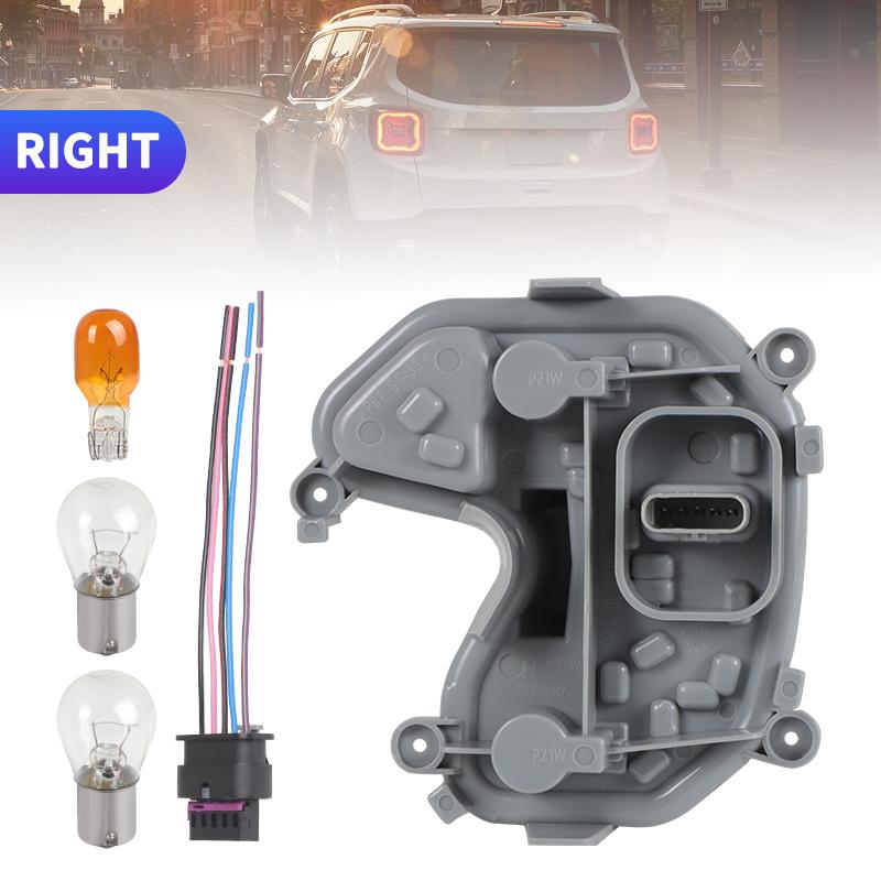 Rear Tail Lamp Bracket & Plug Bulb 68270892AA For Jeep Renegade 2015 2016 2017 2018      68270837AA
