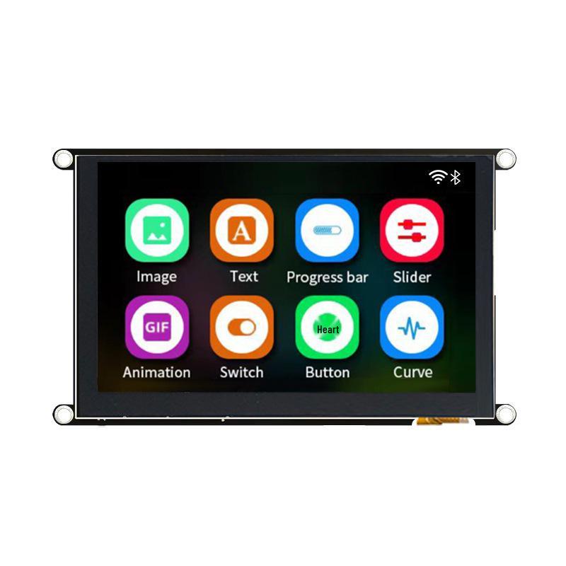 ESP32 S3 Dev Board with 4.3-5 Inch HD IPS Touch Screen for Arduino and LVGL Programming